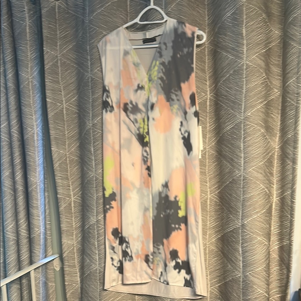 CK Abstract Print Sleeveless Dress
